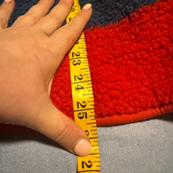 Old Navy Pink and Yellow Cowl Neck Sweater - Picture 3 of 6